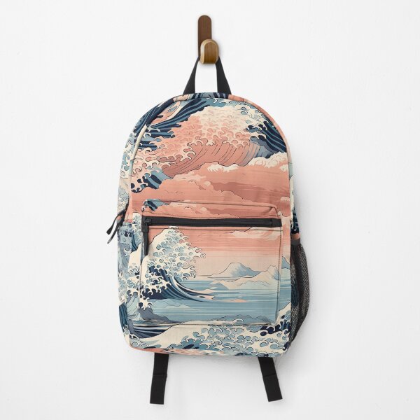 Item preview, Hokusai Waves Inspired Pattern designed and sold by EverettAtlas.