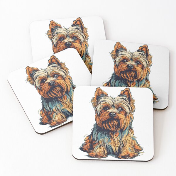 Item preview, YorkieStyle Vintage Terrier Apparel: Cute Yorkshire Owner Clothing & Accessories designed and sold by DooodleGod.