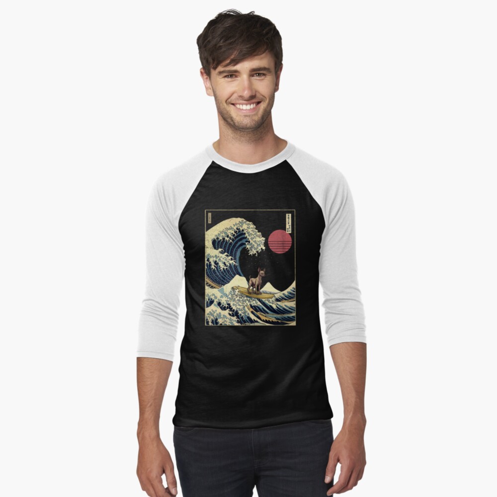 Vista previa del artículo con la obra «Camiseta ¾ estilo béisbol», diseñado y vendido por rafaeltto.