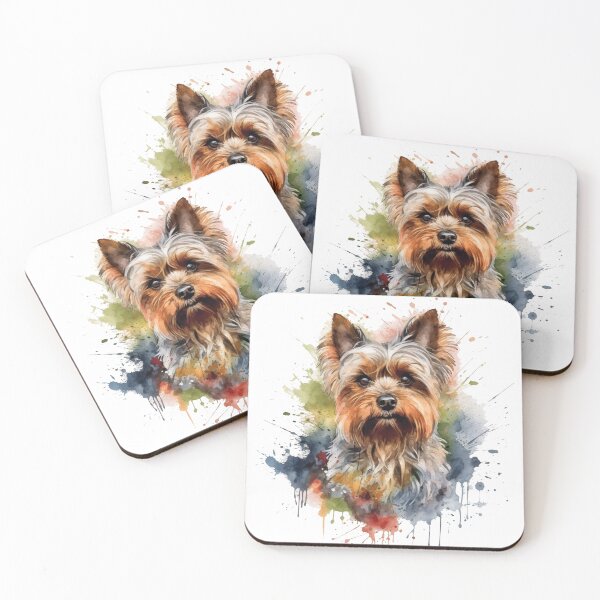 Item preview, Yorkshire Terrier Painting - Captivating masterpiece for Yorkie Enthusiasts by Yorkshire Lane designed and sold by DooodleGod.