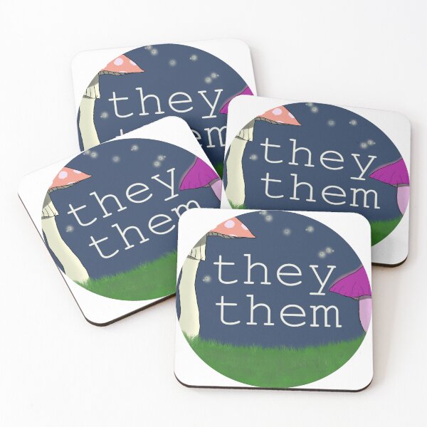 Item preview, mushroom they/them designed and sold by SquirrelJC.
