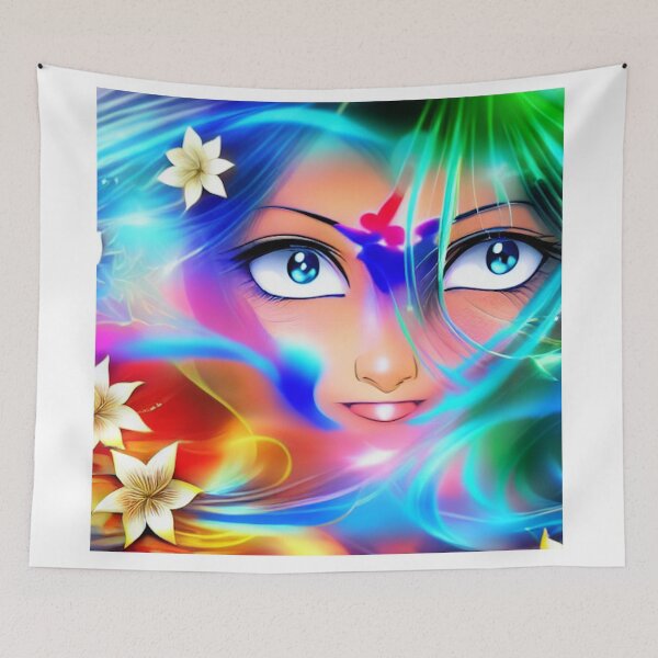 Item preview, Vibrant Bollywood Colors in Anime designed and sold by Indianime.