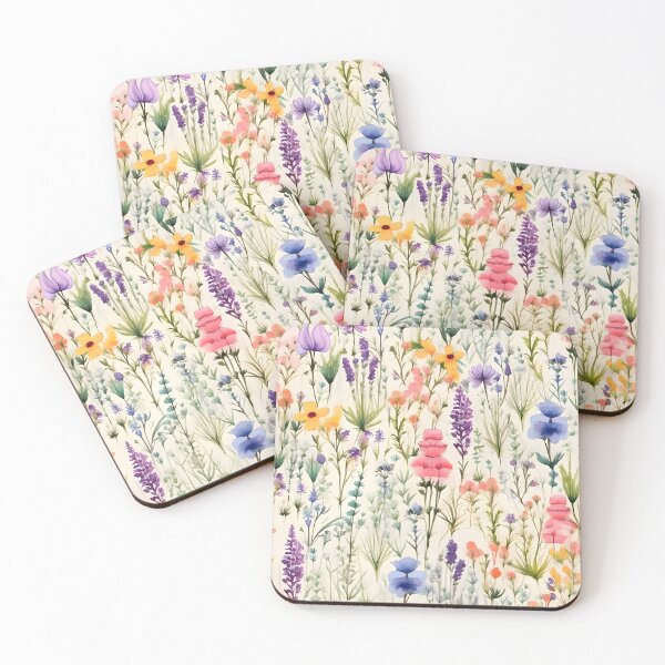 Artikelvorschau, Aquarell wilde Blumen entworfen und verkauft von ArtfulVixen.