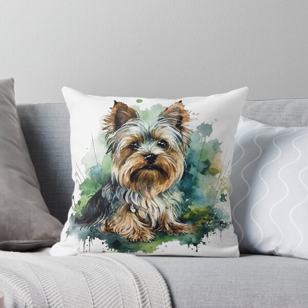 Item preview, Yorkie Companion: Original artistic masterpiece for Home designed and sold by DooodleGod.