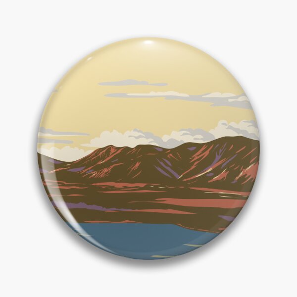Item preview, Lake Tekapo Along the Mackenzie Basin in South Island New Zealand WPA Art Deco Poster  designed and sold by retrovectors.