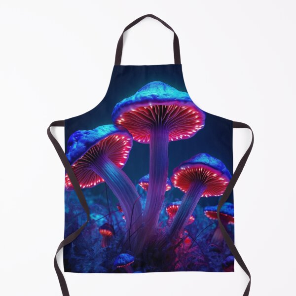 Item preview, Neon Lighted Mushroom Toadstoles In the Forest COOL designed and sold by BrandonArtWorld.