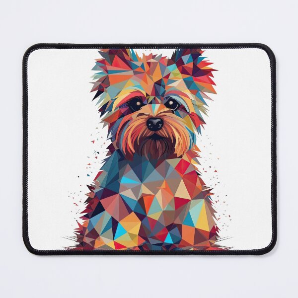 Item preview, Geometric Yorkie: cute Terrier Apparel for Small Dog Lovers designed and sold by DooodleGod.