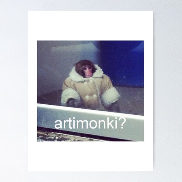 Item preview, Arti Monki? designed and sold by ETERNXLDESIGNS.
