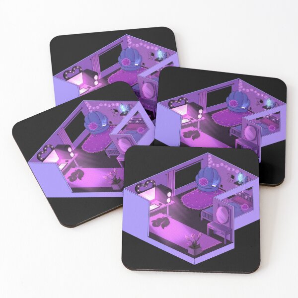Item preview, Light Purple Isometric Room designed and sold by Albuualbuu.