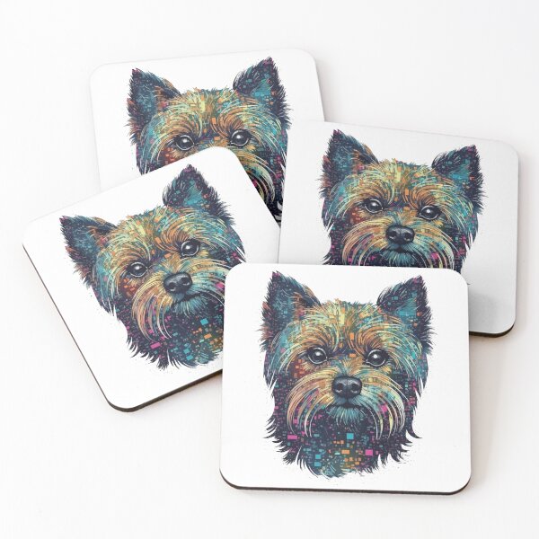 Item preview, Yorkie Savvy: The Hilarious & Clever AI Companion for Terrier Lovers designed and sold by DooodleGod.