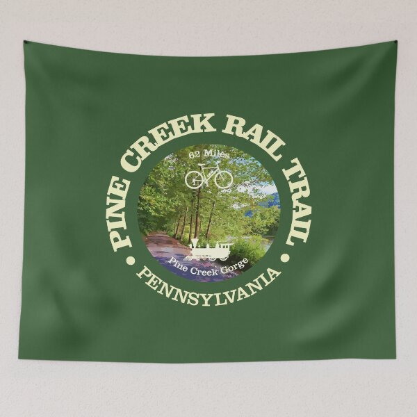 Item preview, Pine Creek Rail Trail (cycling c) designed and sold by curranmorgan.
