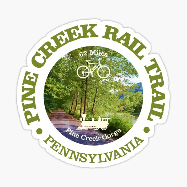 Item preview, Pine Creek Rail Trail (cycling c) designed and sold by curranmorgan.