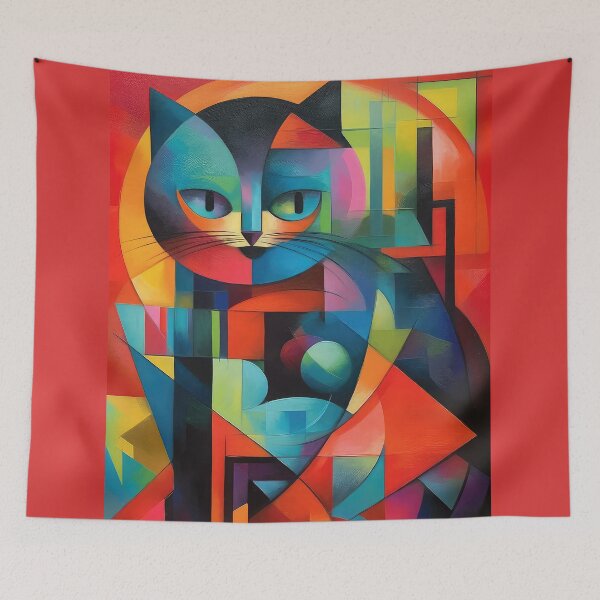 Item preview, Cat of Many Colors designed and sold by munki-urban.