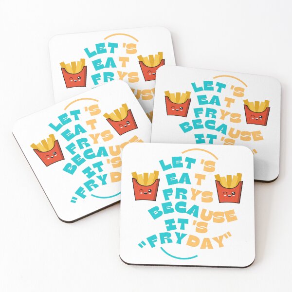 Item preview, Let's Eat Frys Because It's Fryday designed and sold by Acorn-Studio.