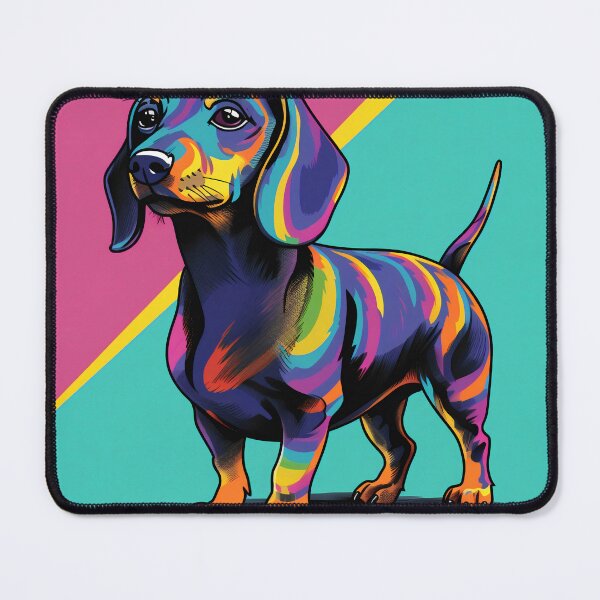 Item preview, Cyberpunk Neon Wiener Dog designed and sold by bostmeyer.