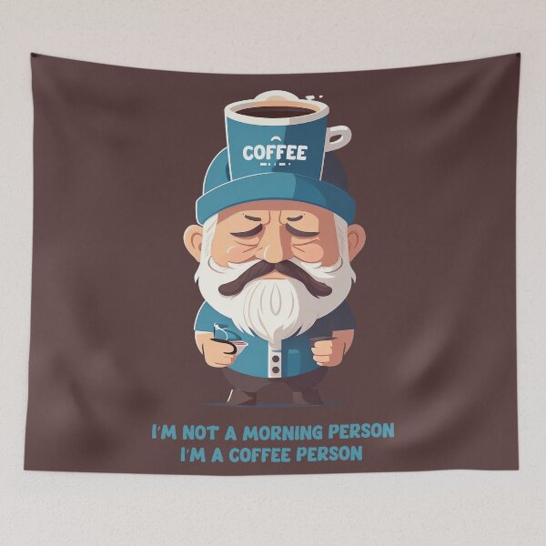 Item preview, I'm not a morning person, I'm a coffee person: Brew Master designed and sold by Paolospresent.