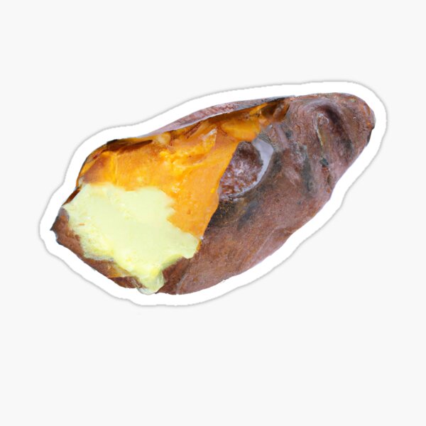 Item preview, Baked Sweet Potato with Butter  designed and sold by BravuraMedia.