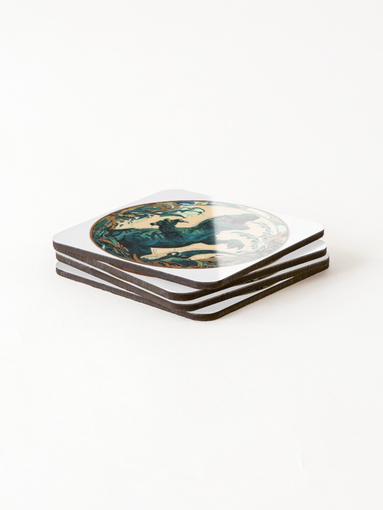 Thumbnail 4 of 5, Coasters (Set of 4), Rex! designed and sold by ModelMerch.