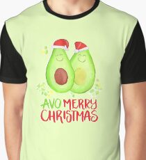 Avocado - Avo Merry Christmas Graphic T-Shirt