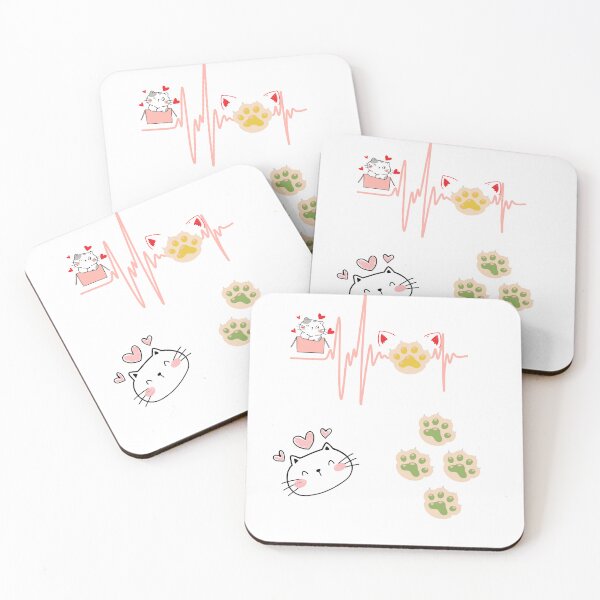 Item preview, Set of 4 Cat Paws bundle   designed and sold by GiftgaeStyle.