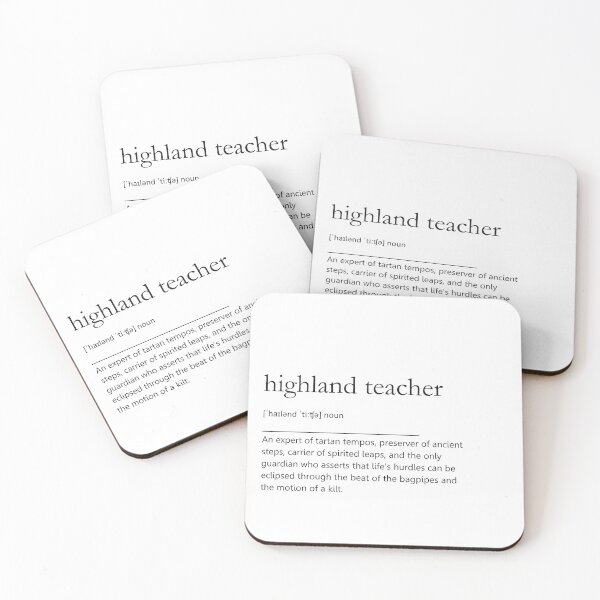 Item preview, Highland Dance Teacher Definition Quote designed and sold by PerfectDance.