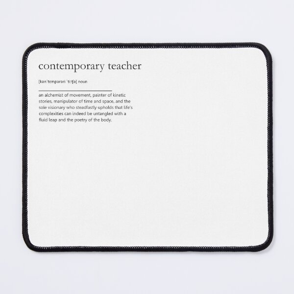 Item preview, Contemporary Dance Teacher Definition Quote designed and sold by PerfectDance.
