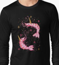 Uni-Prawn im Raum - schwarz Langarmshirt