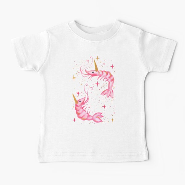 Uni-Prawn In Space | Black Baby T-Shirt