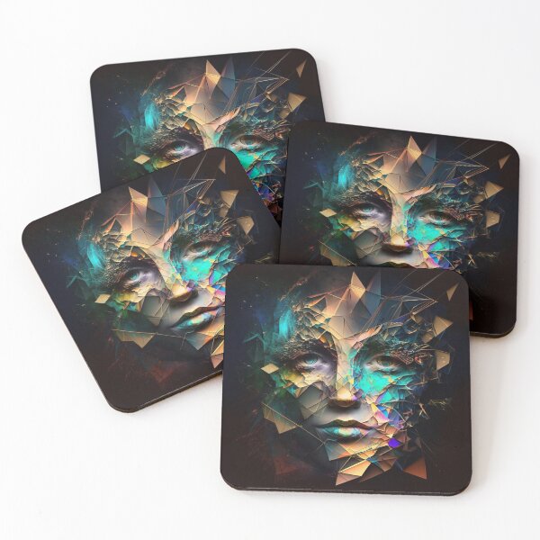 Item preview, Fractured Reflections: Abstract Face designed and sold by DaniFantasy.