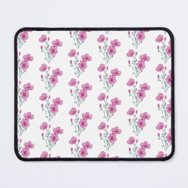 Item preview, Folk Art Pink Flowers Pattern designed and sold by EpicFoxArt.