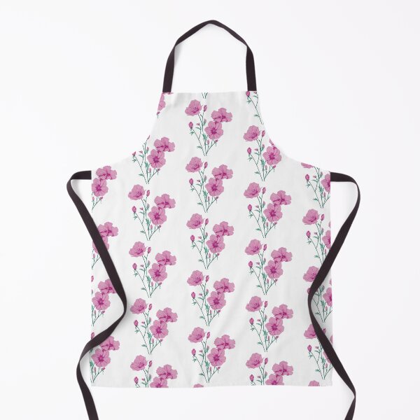 Item preview, Folk Art Pink Flowers Pattern designed and sold by EpicFoxArt.