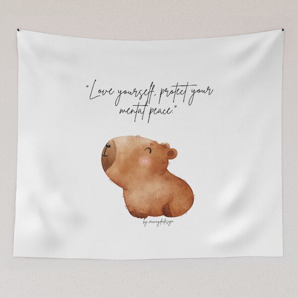 Item preview, "Calm Capybara" designed and sold by AYLLU.