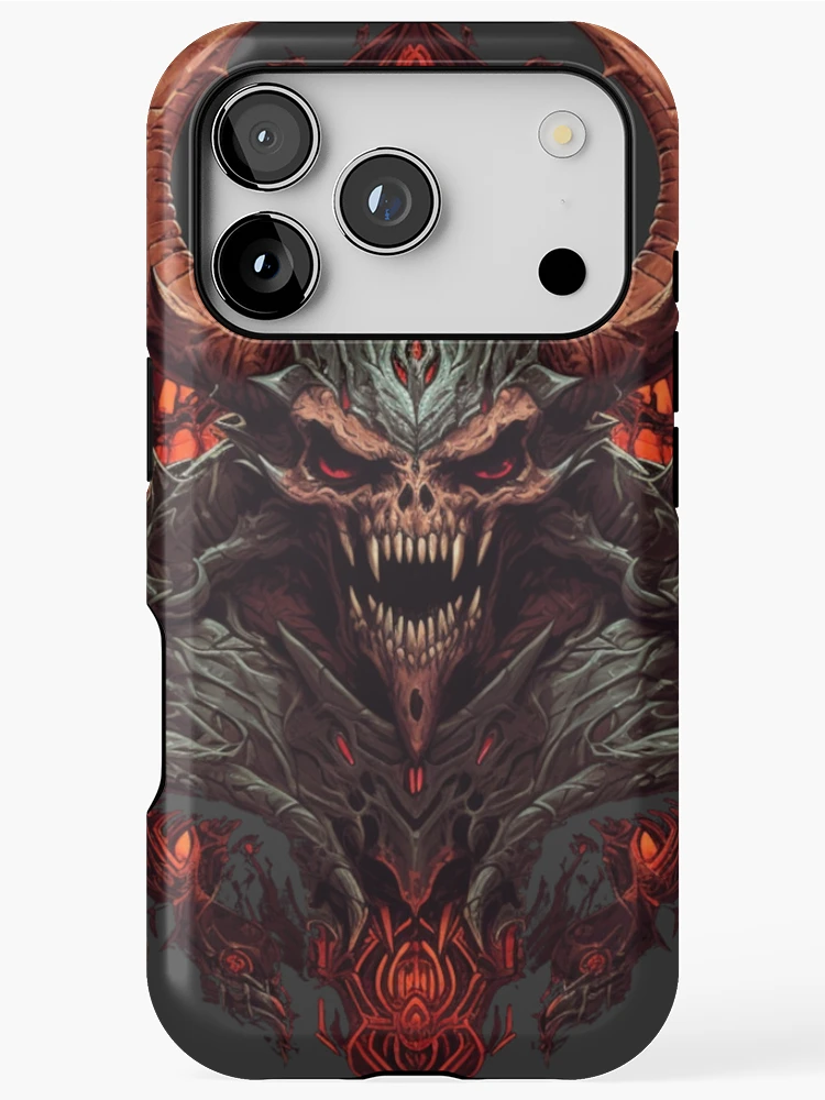 Thumbnail 1 of 4, iPhone Case, Demon Emblem designed and sold by RoverB.
