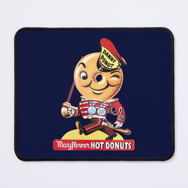 Item preview, 1937 Danny Donut Mayflower Hot Donuts Mascot with Logotype designed and sold by shaanpainee.
