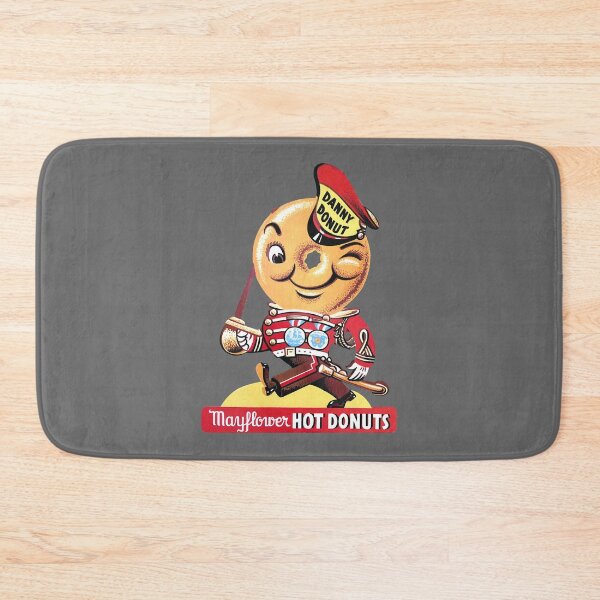Item preview, 1937 Danny Donut Mayflower Hot Donuts Mascot with Logotype designed and sold by shaanpainee.
