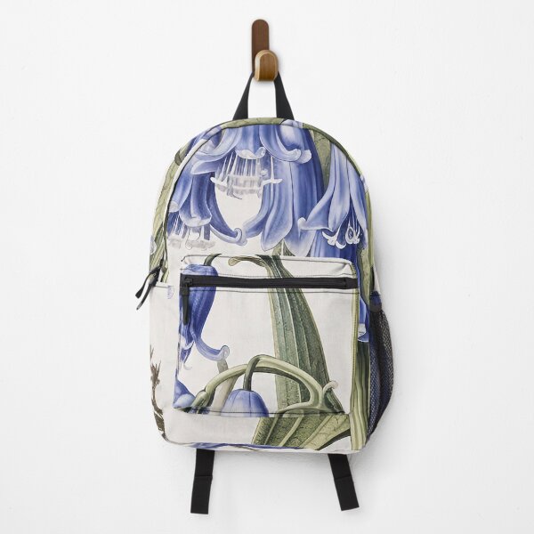 Item preview, a detailed botanical illustration of bluebells designed and sold by Wilderness Algorithm.
