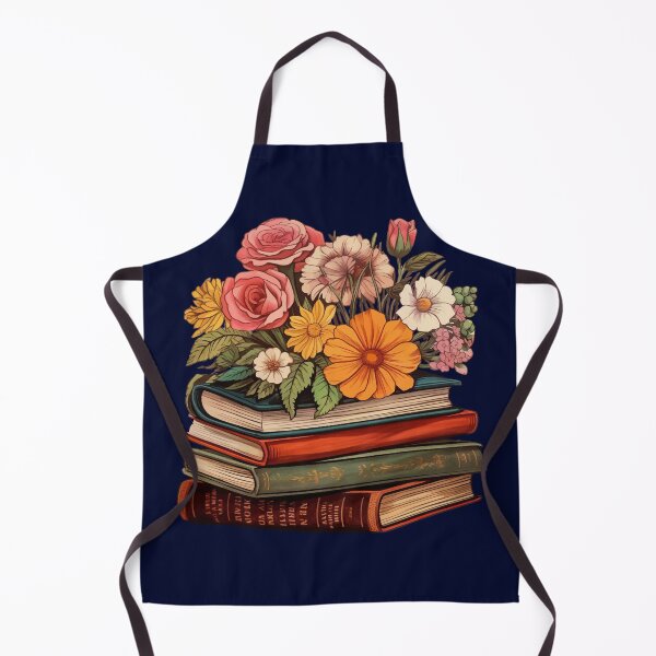 Item preview, Fresh flowers on top of the vintage books designed and sold by LilyBell6.
