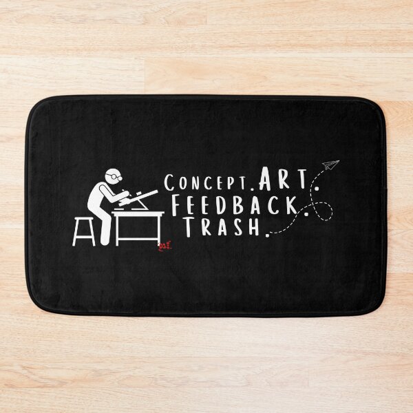 Item preview, Graphic Design: Concept. Art. Feedback. Trash. (dark) / RoYuMi designed and sold by royumi.