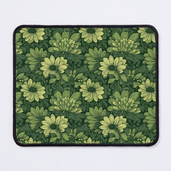 Item preview, Green floral pattern  designed and sold by florallover444.