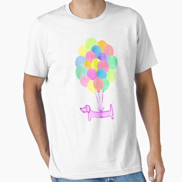 Pup Pup and Away! | Watercolour | Pink Essential T-Shirt