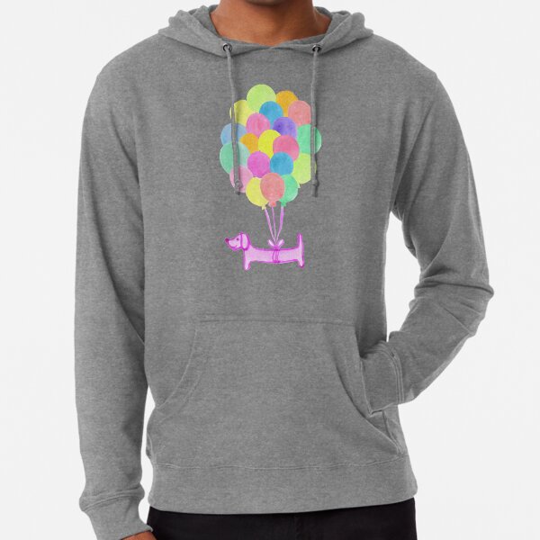 Pup Pup and Away! - Pink Lightweight Hoodie