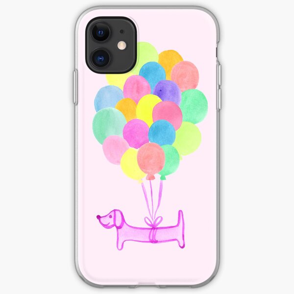 Pup Pup and Away! - Pink iPhone Soft Case