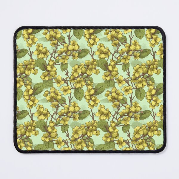 Item preview, Green floral pattern designed and sold by florallover444.