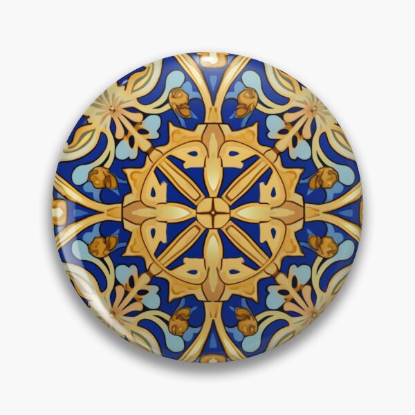 Item preview, Holy Patterns: Gold & Navy designed and sold by Cat-n-Christ.