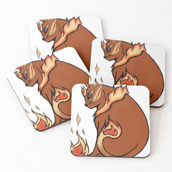 Item preview, fire cat designed and sold by karlaalanya.