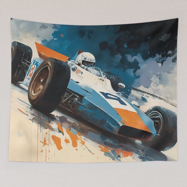 Item preview, Indy Retro Racing designed and sold by DavidLoblaw.