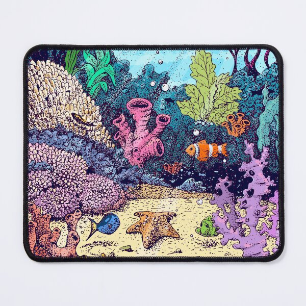 Item preview, Coral Reef - Colorful illustration designed and sold by Frank J. Art.
