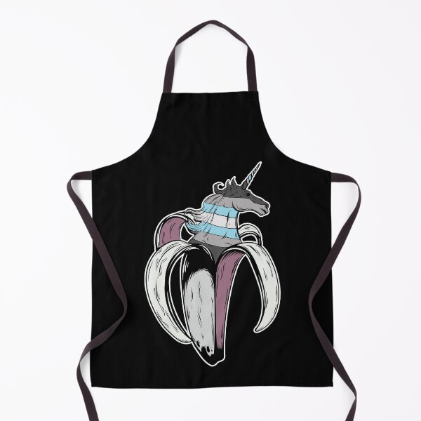 Item preview, Demiboy Unicorn Banana LGBT Pride Flag designed and sold by Clara Hollins.