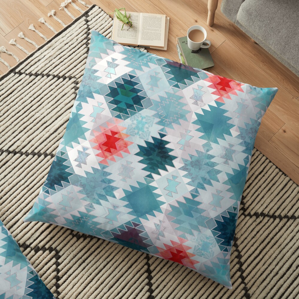 Soft Kilim Floor Pillow