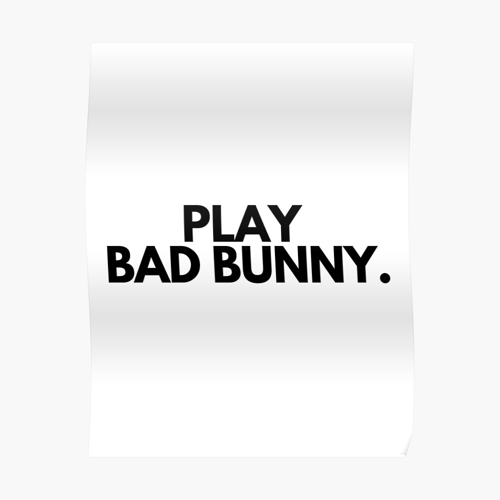 Play Bad Bunny | Sticker